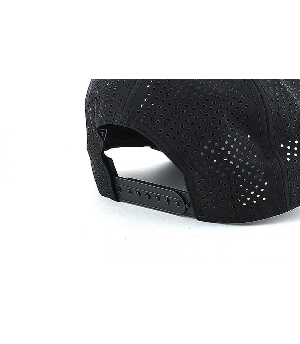 New era black mesh cap Mono perf NY black black New Era Headict